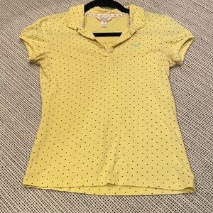 Hollister Yellow Polka Dot Top
